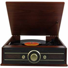Gramofon Soundmaster PL550BR dřevo