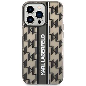 Kryt na mobil Karl Lagerfeld Monogram Vertical Stripe na Apple iPhone 14 Pro (KLHCP14LHKLSPCK) černý