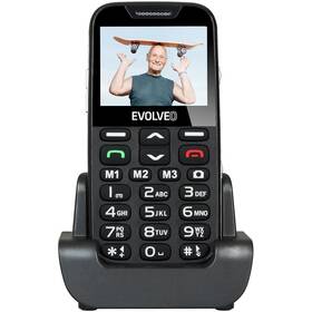 Mobilní telefon Evolveo EasyPhone XD pro seniory (EP-600-XDB) černý - rozbaleno - 24 měsíců záruka