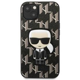 Kryt na mobil Karl Lagerfeld Monogram Ikonik na Apple iPhone 13 (KLHCP13MPMNIKBK) černý