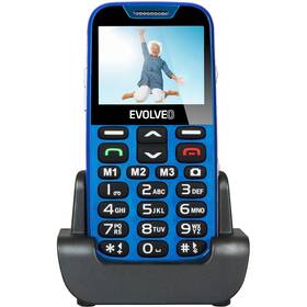 Mobilní telefon Evolveo EasyPhone XD pro seniory (EP-600-XDL) modrý - rozbaleno - 24 měsíců záruka