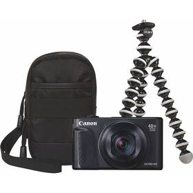 Digitální fotoaparát Canon PowerShot SX740 HS, TRAVEL KIT (2955C016) černý