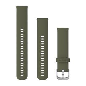 Řemínek Garmin Quick Release Bands (20 mm), Moss, stříbrná přezka (010-12924-11)