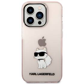 Kryt na mobil Karl Lagerfeld IML Choupette NFT na Apple iPhone 14 Pro (KLHCP14LHNCHTCP) růžový