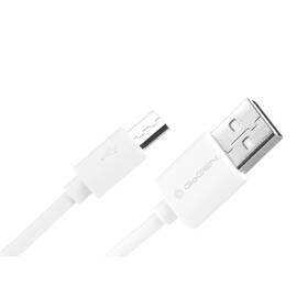 Kabel GoGEN USB/micro USB, 0,9m (MICUSB 100 MM11) bílý