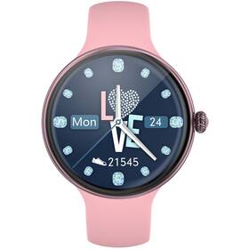 Chytré hodinky IMMAX Lady Music Fit (09040) růžové