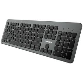 Klávesnice Canyon Ultra-slim BK-10 pro Apple zařízení (CND-HBTK10-US) šedá