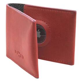 Peněženka FIXED Wallet pro AirTag z pravé hovězí kůže (FIXWAT-SMMW2-RD) červená
