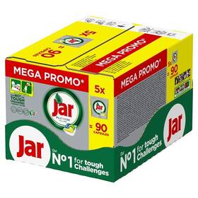 Kapsle do myčky Jar Platinum Yellow Box, 5 × 18 ks