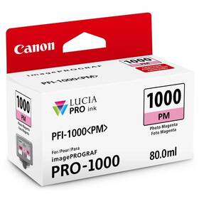 Inkoustová náplň Canon PFI-1000 PM, 80 ml Foto červená (0551C001)
