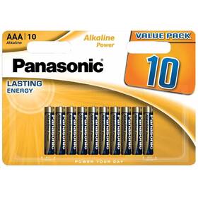 Baterie alkalická Panasonic ALKALINE POWER AAA, LR03, blistr 10ks (LR03APB/10BW)