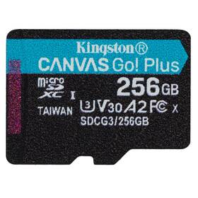 Paměťová karta Kingston Canvas Go! Plus MicroSDXC 256GB UHS-I U3 (170R/90W) (SDCG3/256GBSP)