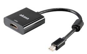 Redukce akasa Mini DisplayPort/HDMI, 0,2m (AK-CBDP09-20BK) černá