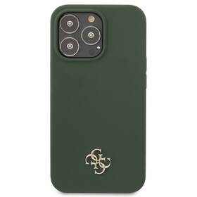 Kryt na mobil Guess 4G Metal Logo na Apple iPhone 13 Pro (GUHCP13LS4LA) zelený