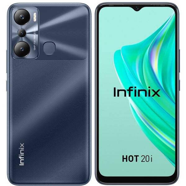 Mobilní telefon Infinix Hot 20i 4 GB / 64 GB černá barva
