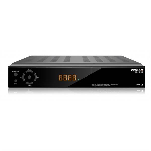 Satelitní přijímač Amiko SHD 8150 CXE černá barva
