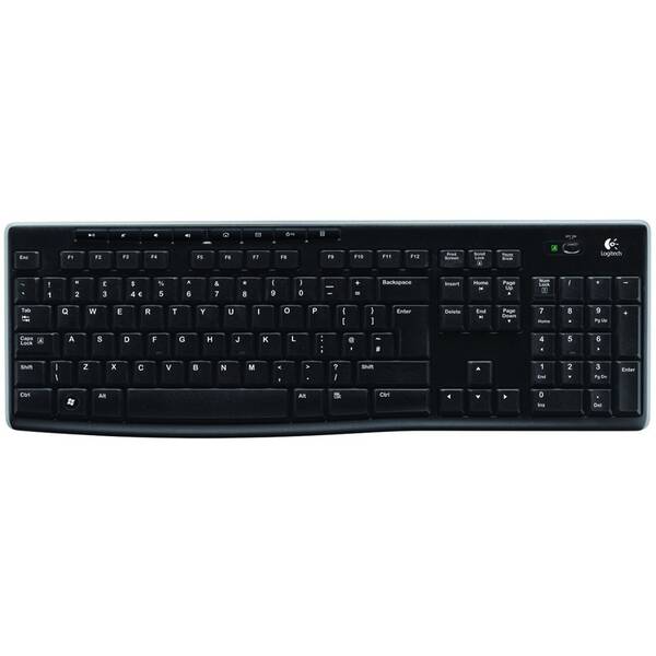 Klávesnice Logitech K270 CZ/SK černá barva
