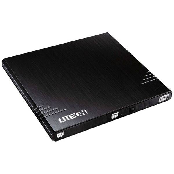 Externí DVD vypalovačka Lite-On DVDRW/RAM eBAU108 8x USB exter. super slim 
