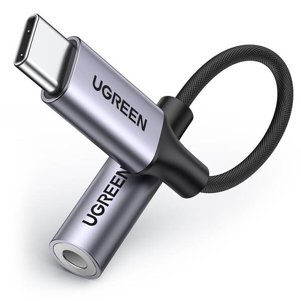 Redukce UGREEN USB-C/ 3.5mm Jack šedá barva
