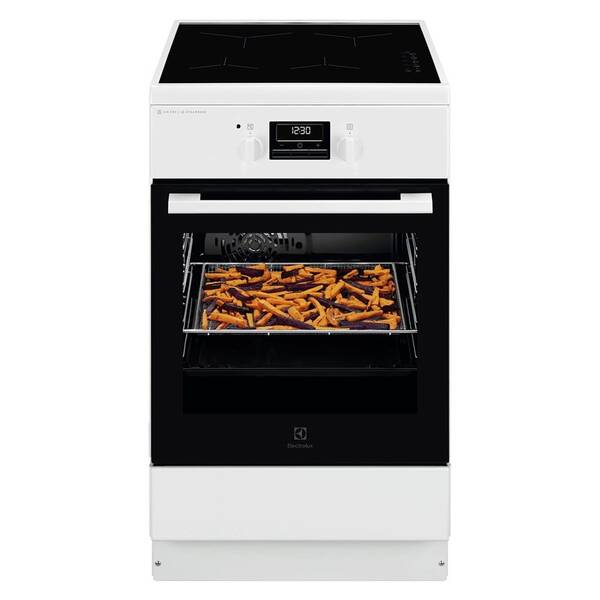 Indukční sporák Electrolux LKI564266W bílá barva
