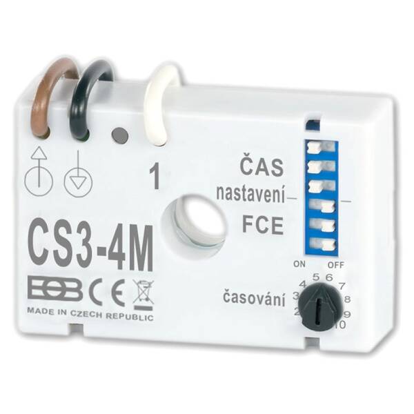 Spínač časový Elektrobock CS3-4M pod vypínač 
