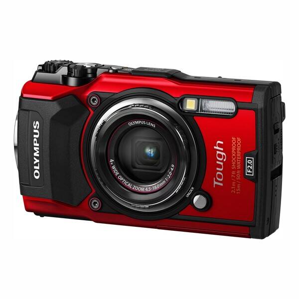 Digitální fotoaparát Olympus TG-5 červená barva

