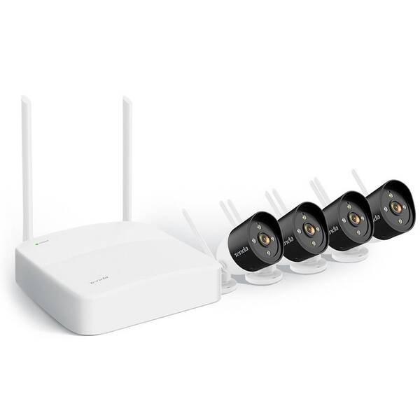 Kamerový systém Tenda K4W-3TC Video Security Kit 2K + 4x camera černá barva
