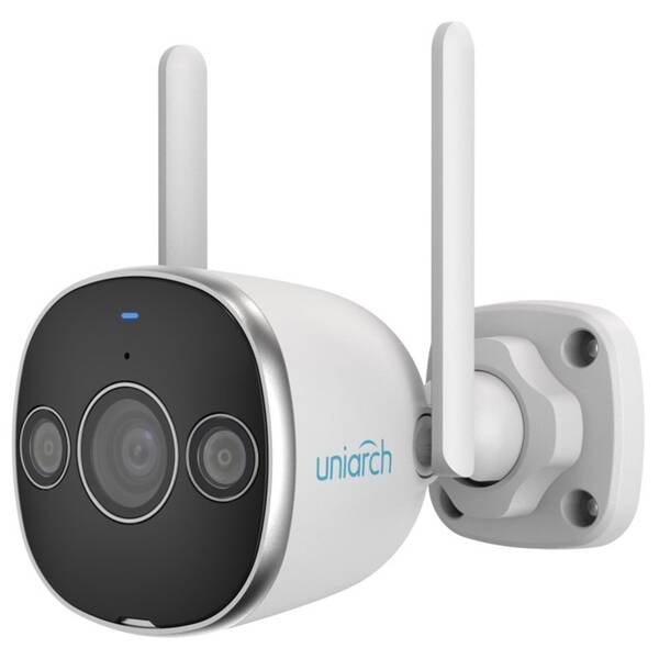 IP kamera Uniarch UHO-B2D-M3F3D, Bullet, 3Mpx, 1296p, 2,8mm, Wi-Fi, Mikrofon, IP67 bílá barva
