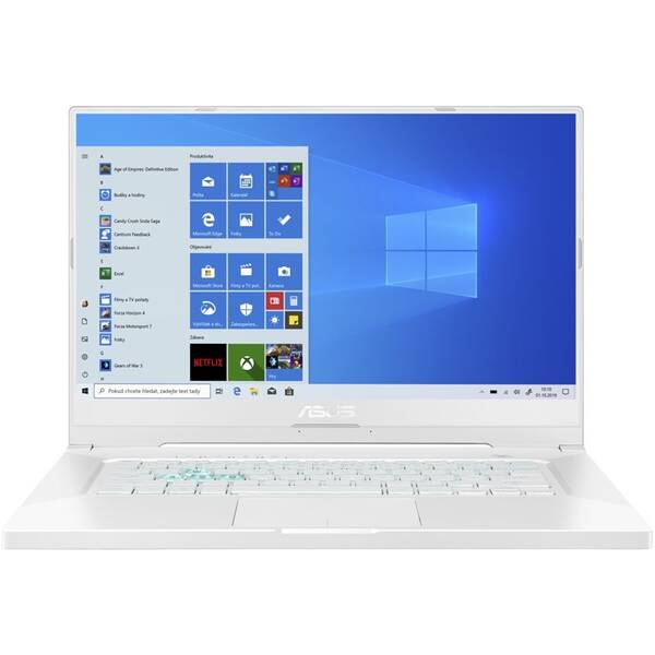 Notebook Asus TUF Dash F15 (FX516PR-AZ024T) bílá barva
