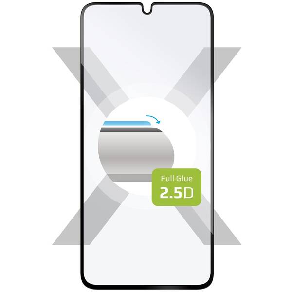 Tvrzené sklo FIXED Full-Cover na Samsung Galaxy A34 5G černá barva

