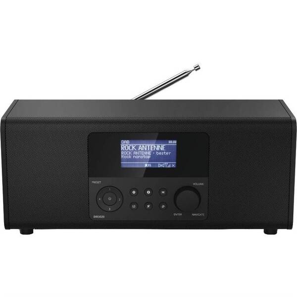Internetový radiopřijímač s DAB+ Hama DIR3020 černá barva
