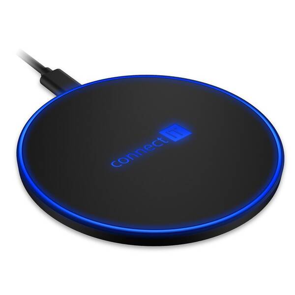 Bezdrátová nabíječka Connect IT WiFast 10 W černá barva

