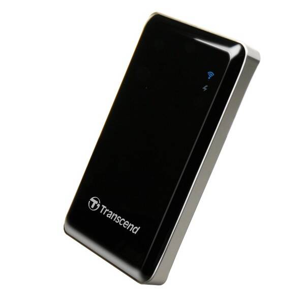 Externí pevný disk 1,8" Transcend Cloud 32GB Wi-Fi černá barva
