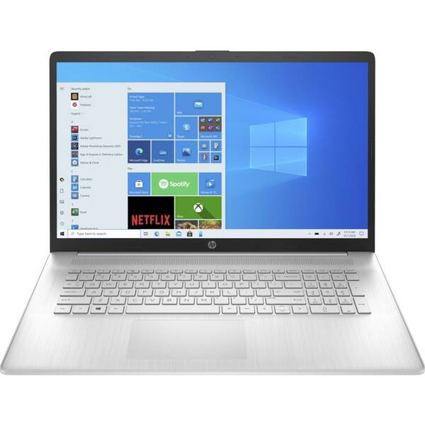 Notebook HP 17-cn0601nc stříbrná barva
