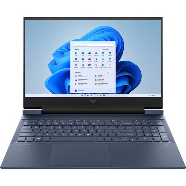 Notebook HP Victus 16-r1001nc modrá barva
