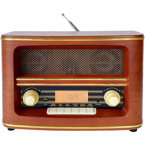 Radiopřijímač Orava RR-55 hnědá barva
