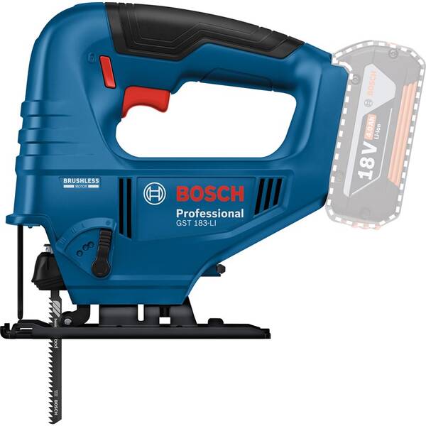 Přímočará pila Bosch Professional GST 183-LI (bez baterie) 
