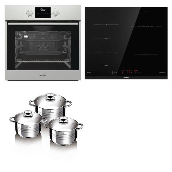 Set výrobků Gorenje B1O737E30X + IT643BCSC 
