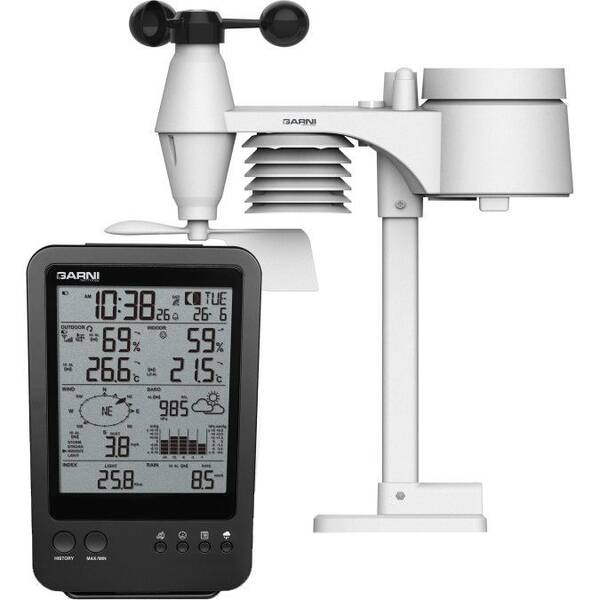 Meteorologická stanice GARNI 750 šedá barva

