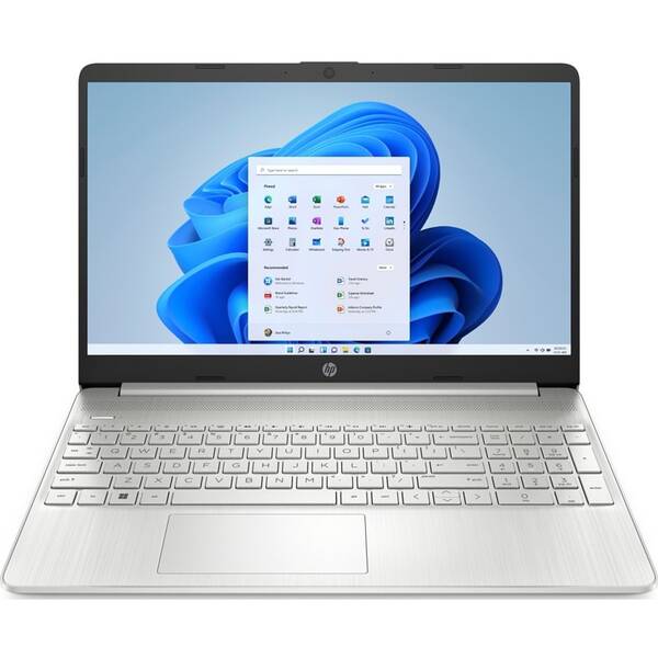 Notebook HP 15s-fq5684nc stříbrná barva
