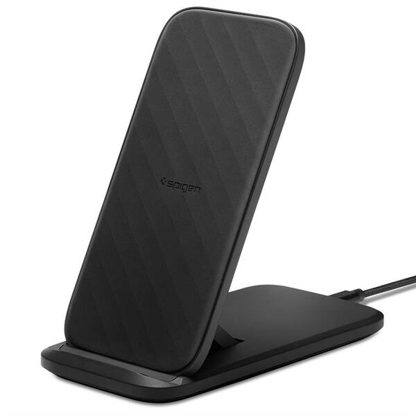 Bezdrátová nabíječka Spigen F316W černá barva
