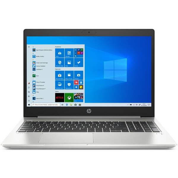 Notebook HP 455 G7 stříbrná barva
