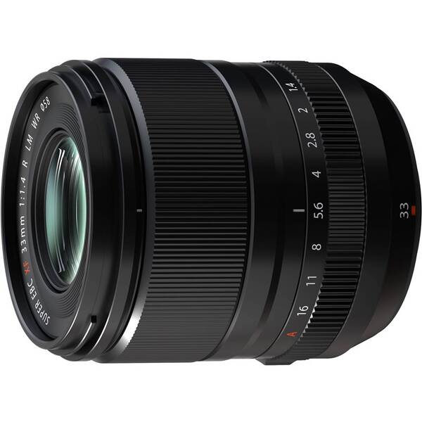 Objektiv Fujifilm XF 33 mm f/1.4 R LM WR černá barva
