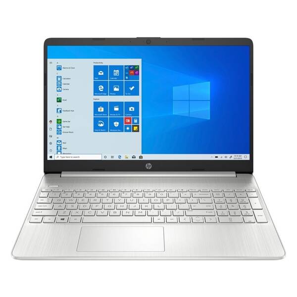 Notebook HP 15s-fq3605nc stříbrná barva
