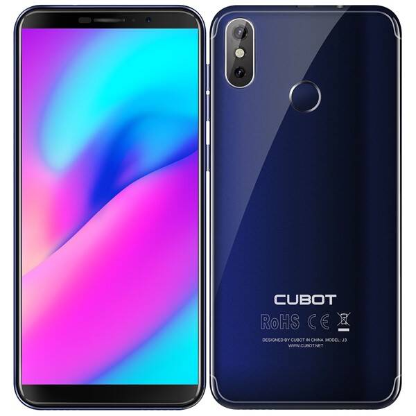 Mobilní telefon CUBOT J3 Pro Dual SIM modrá barva
