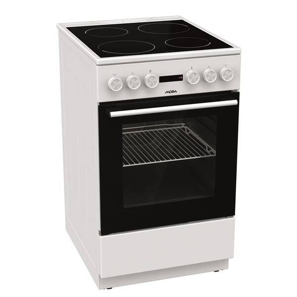 Sklokeramický sporák Mora C 2240 CW bílá barva

