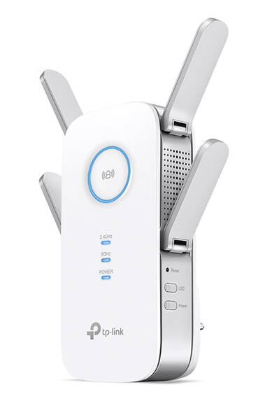 Wi-Fi extender TP-Link RE650 AC2600 bílá barva
