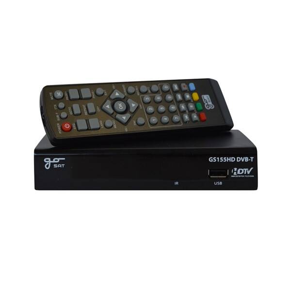 Set-top box GoSat GS155 HD černá barva
