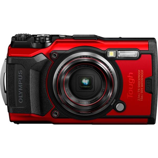 Digitální fotoaparát Olympus TG-6 červená barva

