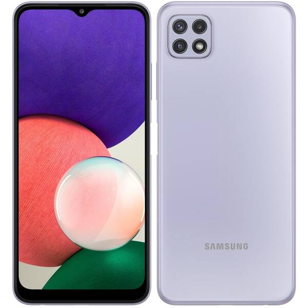 Mobilní telefon Samsung A22 5G 128 GB fialová barva
